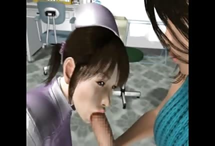 Super Hentai 3D avec deux infirmières